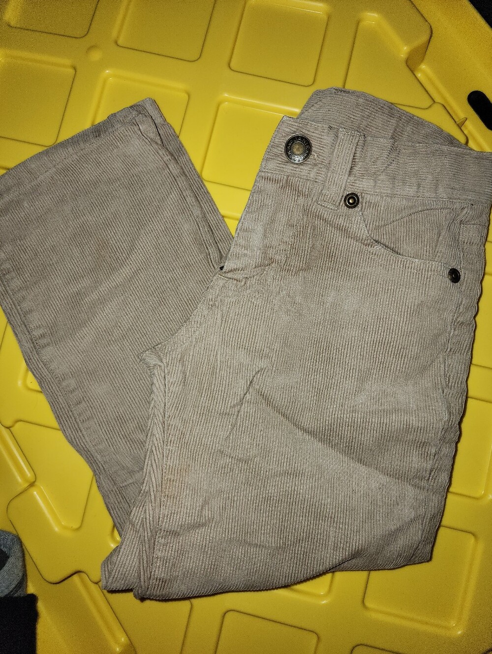 Janie and Jack Boys Tan Corduroy Pants 5